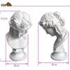 Resin Mini Plaster Figure: Character Model for Art Teaching and Painting Sketches.
