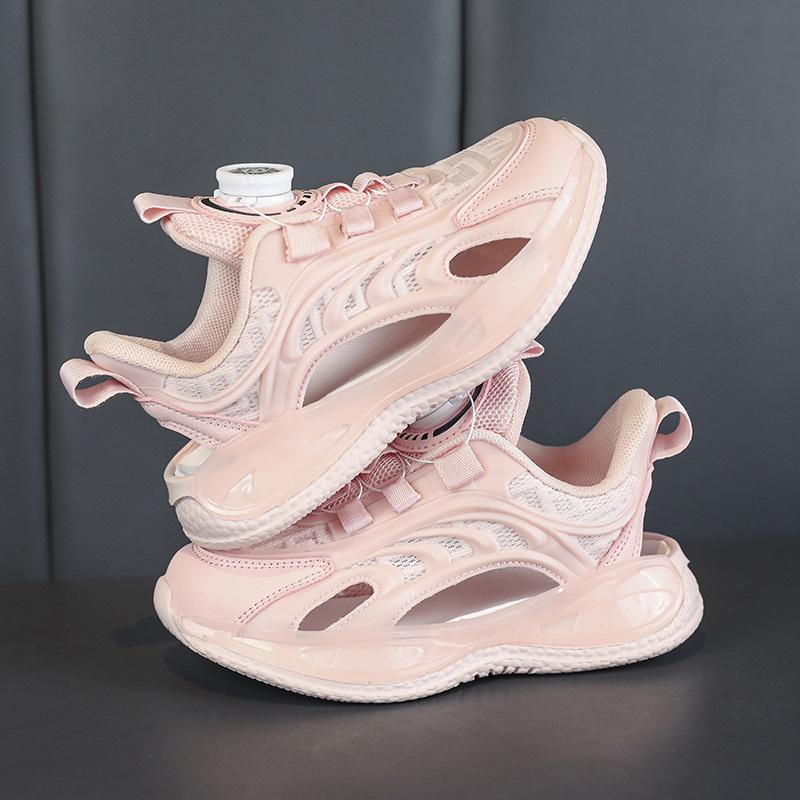 

Детская полая дышащая каркасная обувь, тонкие спортивные сетчатые туфли для девочек, одинарная сетка для мальчиков, одноклассники, детские и подростковые модели 39