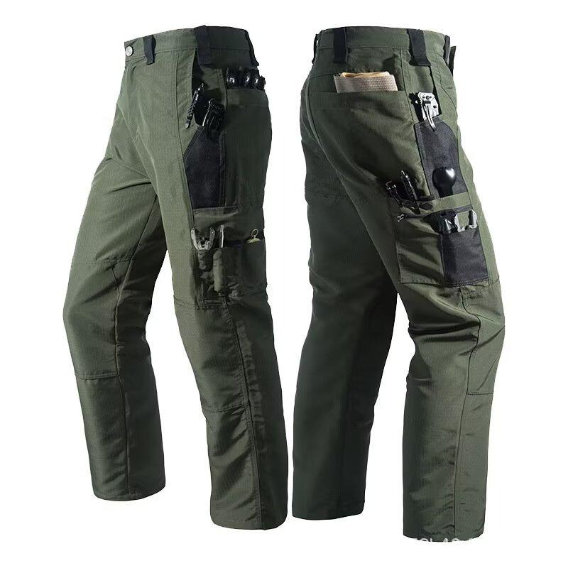 Men's Summer Work Pants: Comfortable, Quick-Drying, Wear-Resistant, Versatile Solid Color Tactical Pants