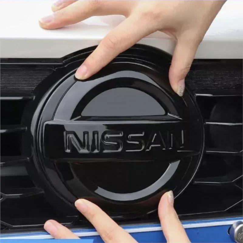 Nissan ABS Car Front Emblem Rear Trunk Badge Sticker for Qashqai Sylphy X-Trail Note Elgrand Leaf Juke - Exterior Accessories