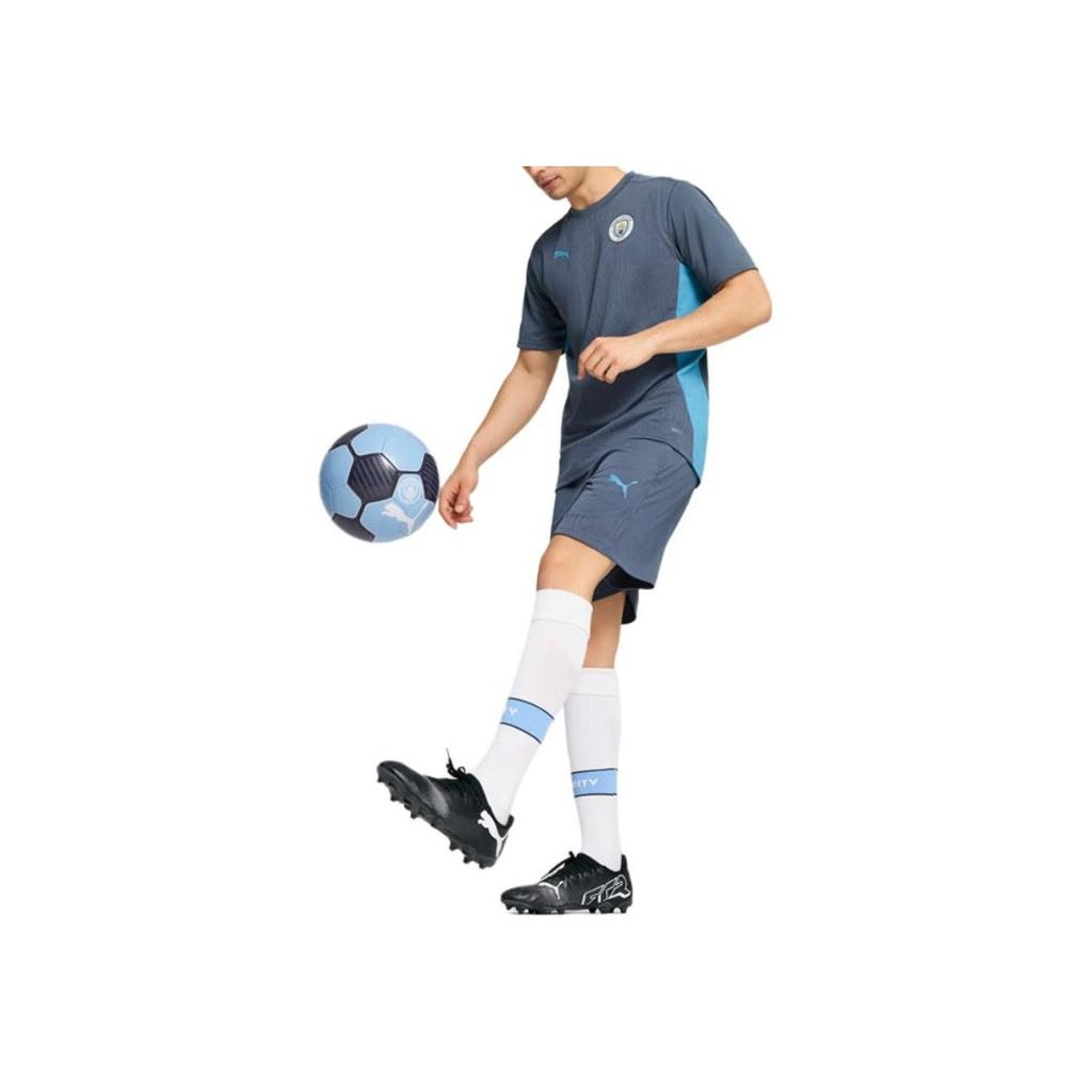 Puma Mcfc Manchester City Moisture Wicking Quick Dry Training Slim Fit Breathable Mesh Sports Short Sleeve Football Shirt Men Tops 777521-12