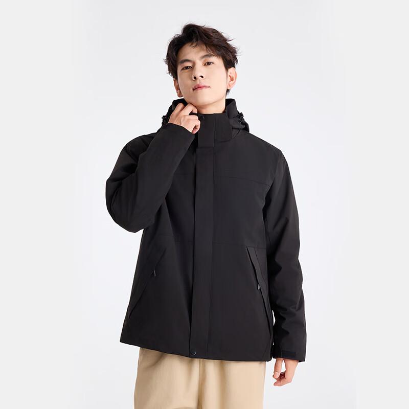 Unisex 3-in-1 Hooded Windbreaker Jacket