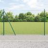 VidaXL Euro Fence with 7 Flanged Posts 1.6x10 M Galvanized Steel 3350824