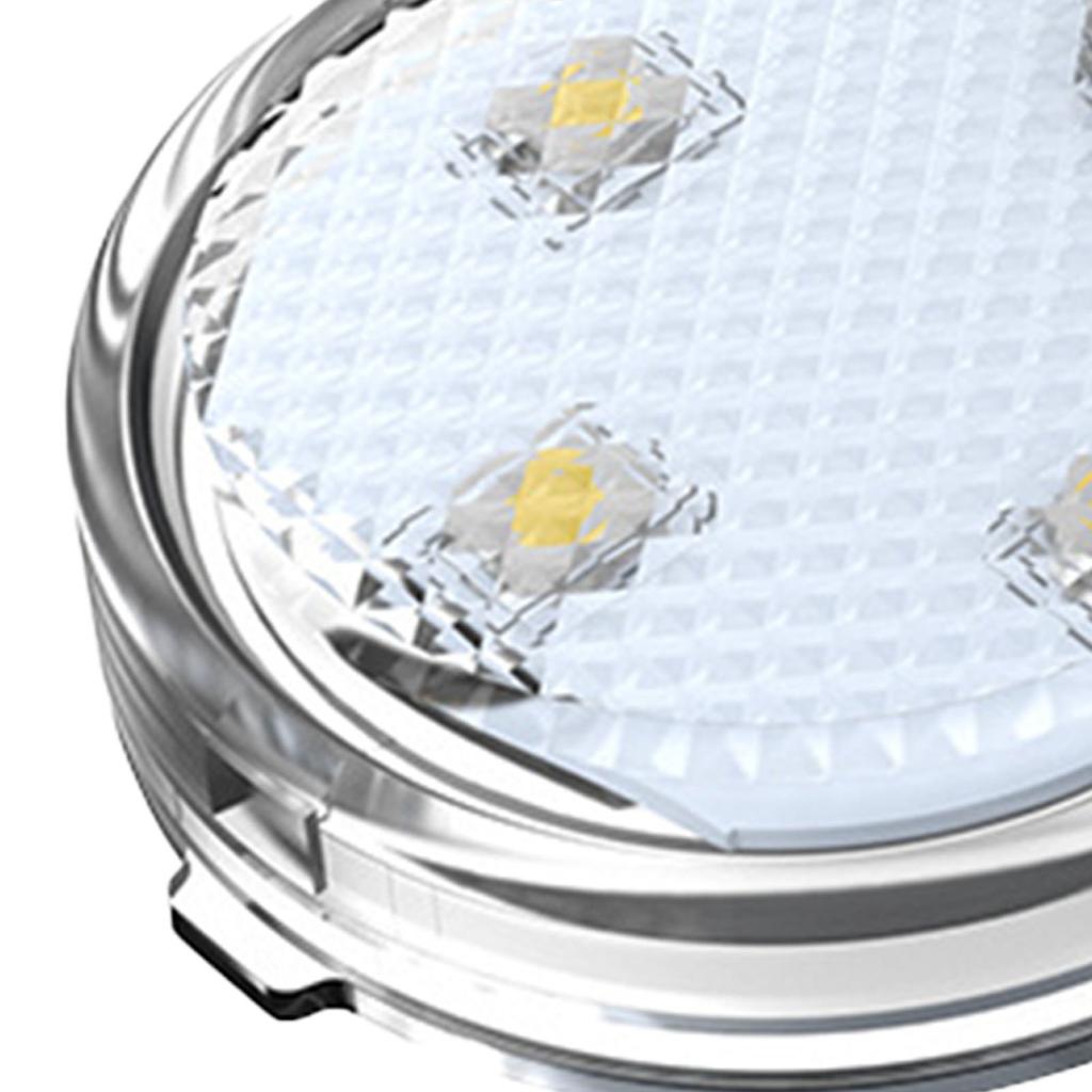 Car Ceiling Light Touch Control USB Charging Mini Compact Car Roof Light LED Reading Lamp Ice Blue