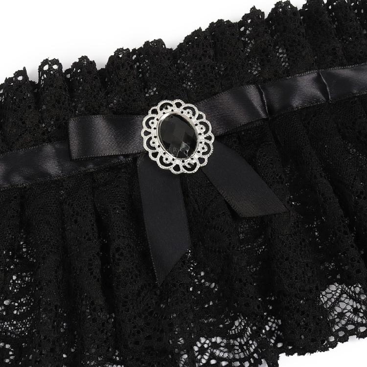 Medieval Colonial Chokers Ruffle Lace Neck Collar Detachable Collar Necklace