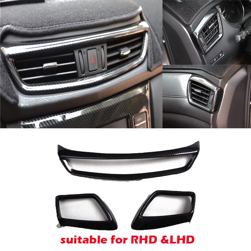 LHD RHD For Nissan Qashqai J11  Interior Accessories Air Outlet Cover Door Armrest Window Lift Switch Gear Shift Panle Cover