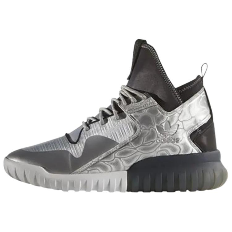 Adidas Tubular X Hype Edition - Серебристый Металлик Черный Мужские Кроссовки Core-Black AQ1894 42⅔