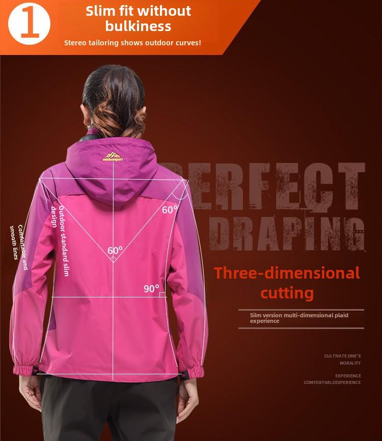 Thin Outdoor Windbreaker Jacket with Logo – Ideal for Spring & Autumn Sports or Workwear
