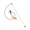 1PC Cat Teaser Cat Stick Insect Cat Self-hi Antiboredom Wire Replacement Head Antiboredom Toy Butterfly Dragonfly