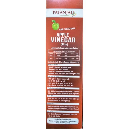 Patanjali Ocet jabłkowy(Szerokość) 500 ml
