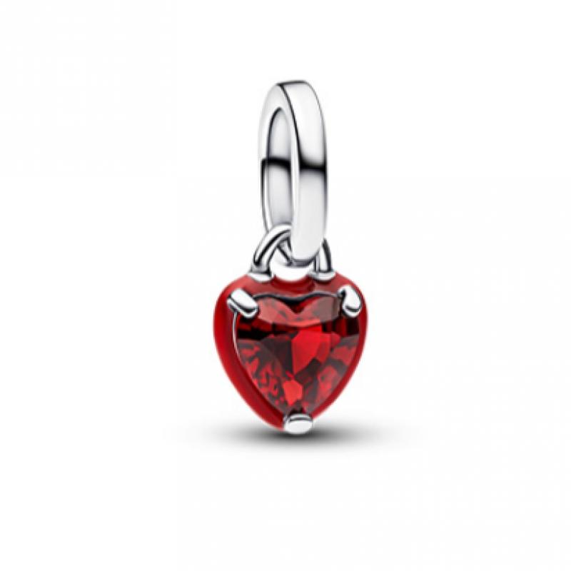 Pandora Mini Red Chakra Heart Dangle Charm 793042c05
