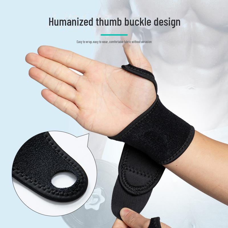 Self-Adhesive Badminton Wrist and Hand Guard with Pressure Support