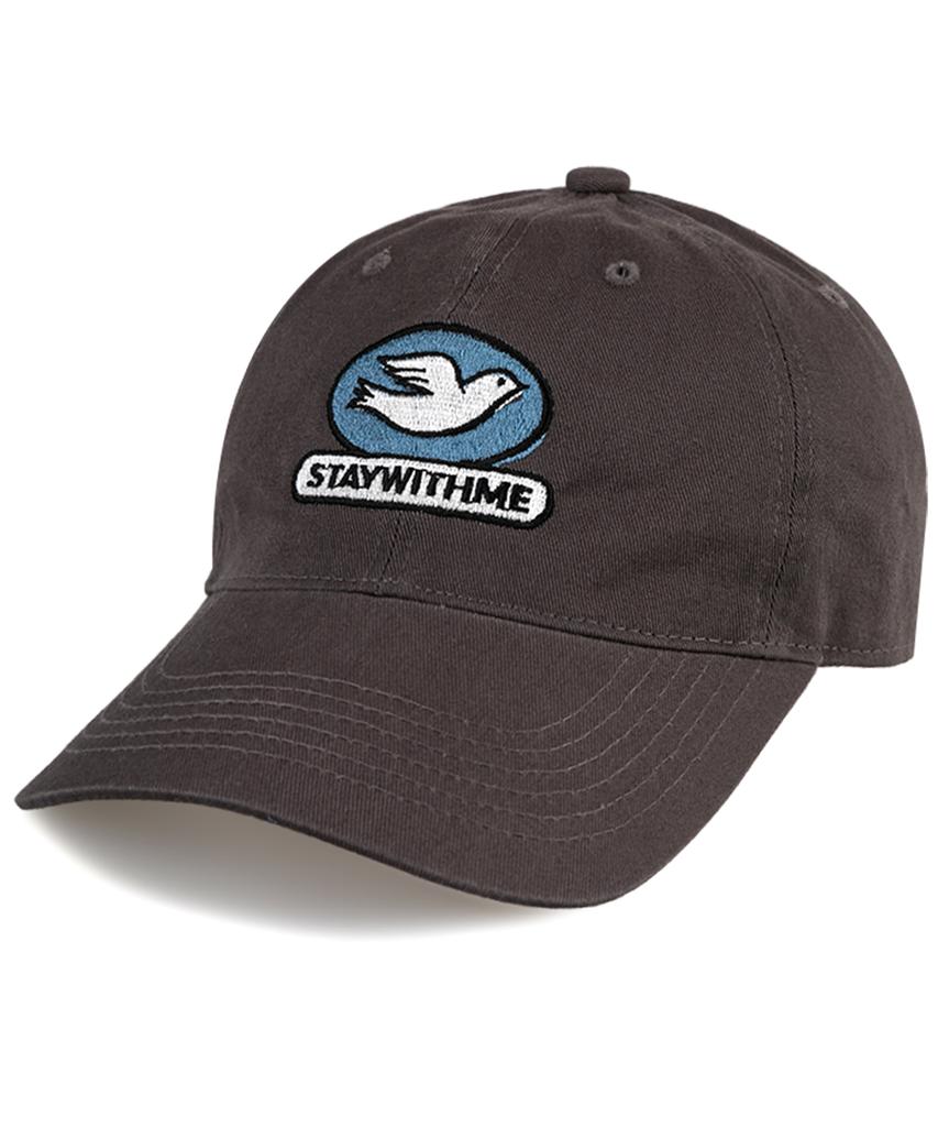 Wig Stay With Me Washed Ball Cap - Charcoal