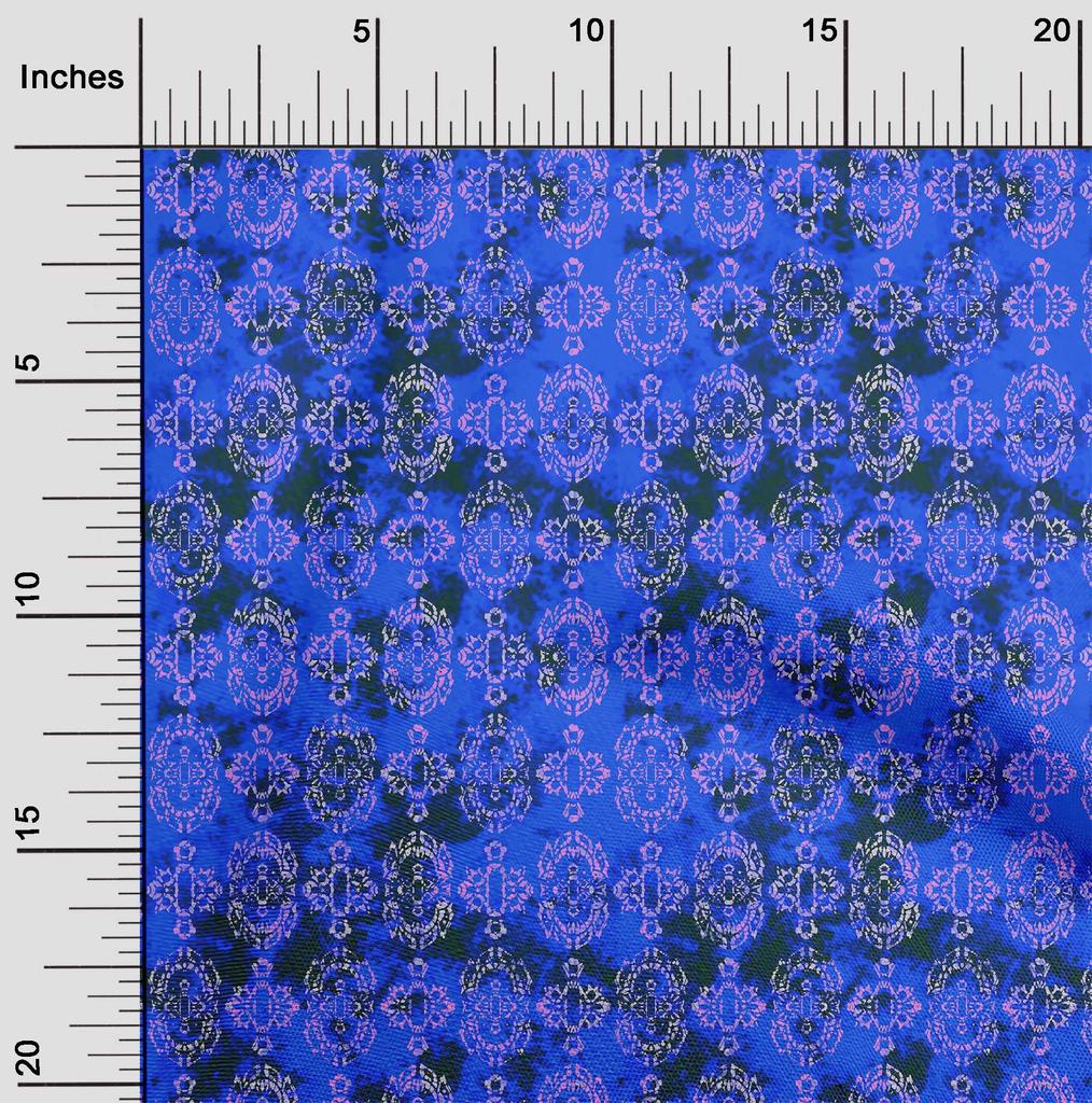 oneOone Cotton Flex Brown Fabric Batik Fabric For Sewing Printed Craft Fabric By The Yard 40 Inch