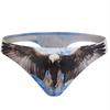 3D Animal Print U Convex Bulge Pouch G-string Thongs Low Rise Underwear