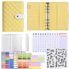 A6 Macaron Handy Notizbuch: PU-Leder Umschlagmappe & Bargeld-Organizer