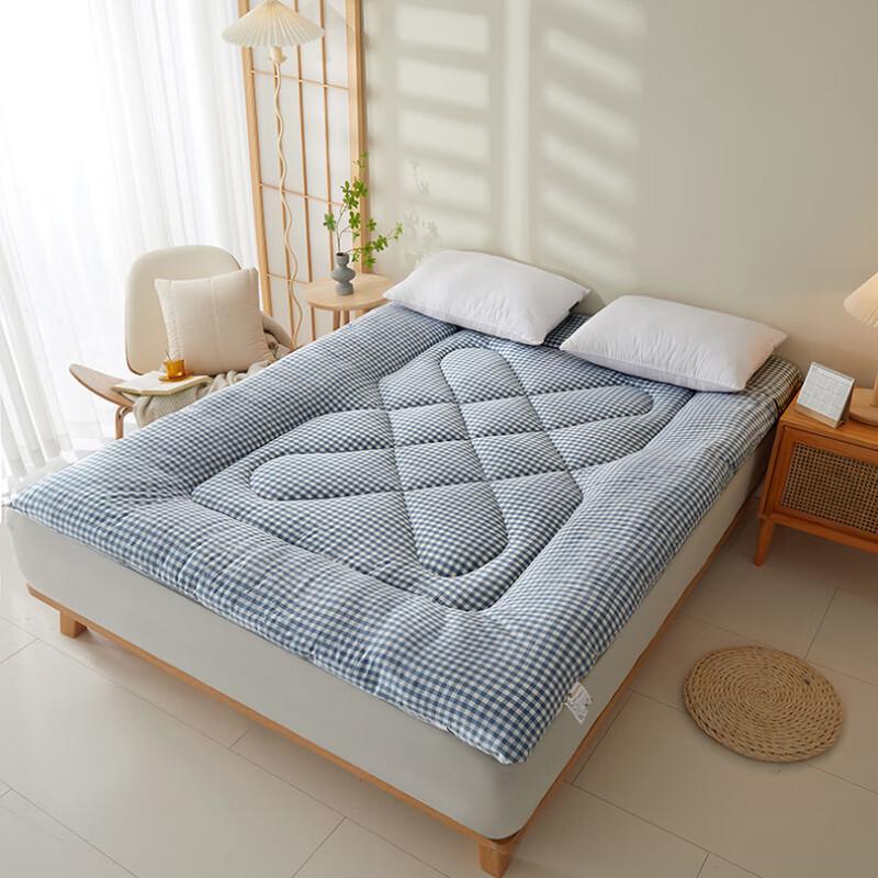 LISM Washed Cotton Kapok Mattress Pad