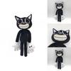 Enchanting Siren Head Series Black Cat Plush Toy Charming Horror Character Doll