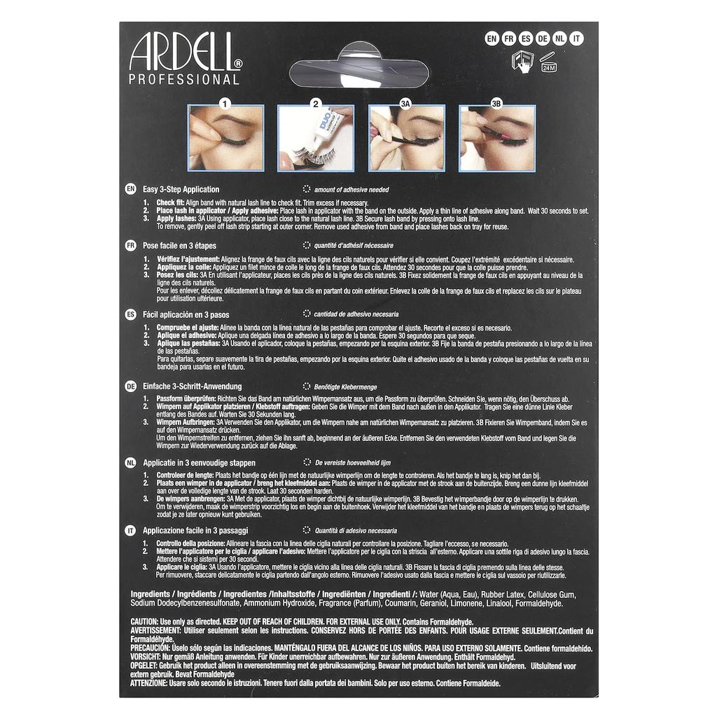 Deluxe Pack, Includes Wispy Lashes, Applicator and Eyelash Glue, 1 Set