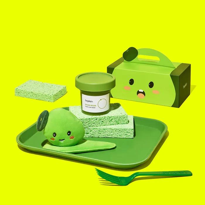 [Inklusive Reinigungsband] Grüne Bohne Poren Tonmasken Set