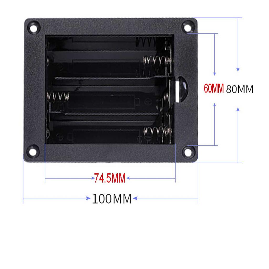 18650 Covered Battery Box Embedded Battery Box Series Parallel Connection