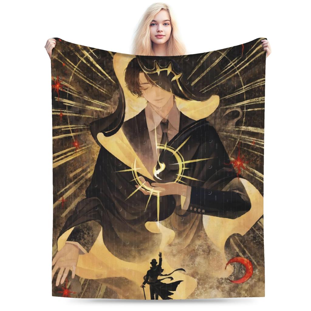 Lord Of The Mysteries  Warm Blanket  Kids Plush Throw Blanket Funny Bedroom Flannel Bedspread Sofa Bed Cover