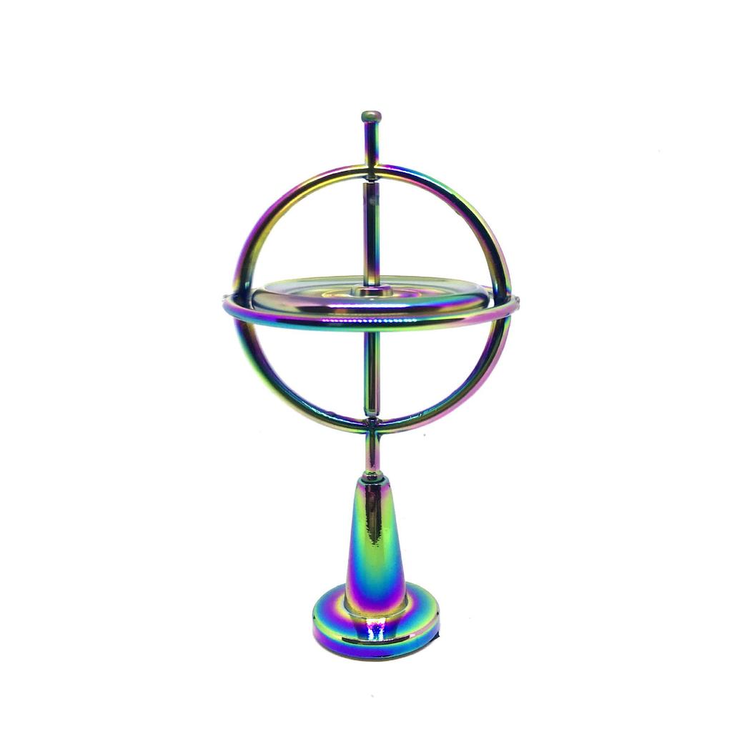 Colorful Zinc Alloy Metal Finger Gyroscope Decompression Toy