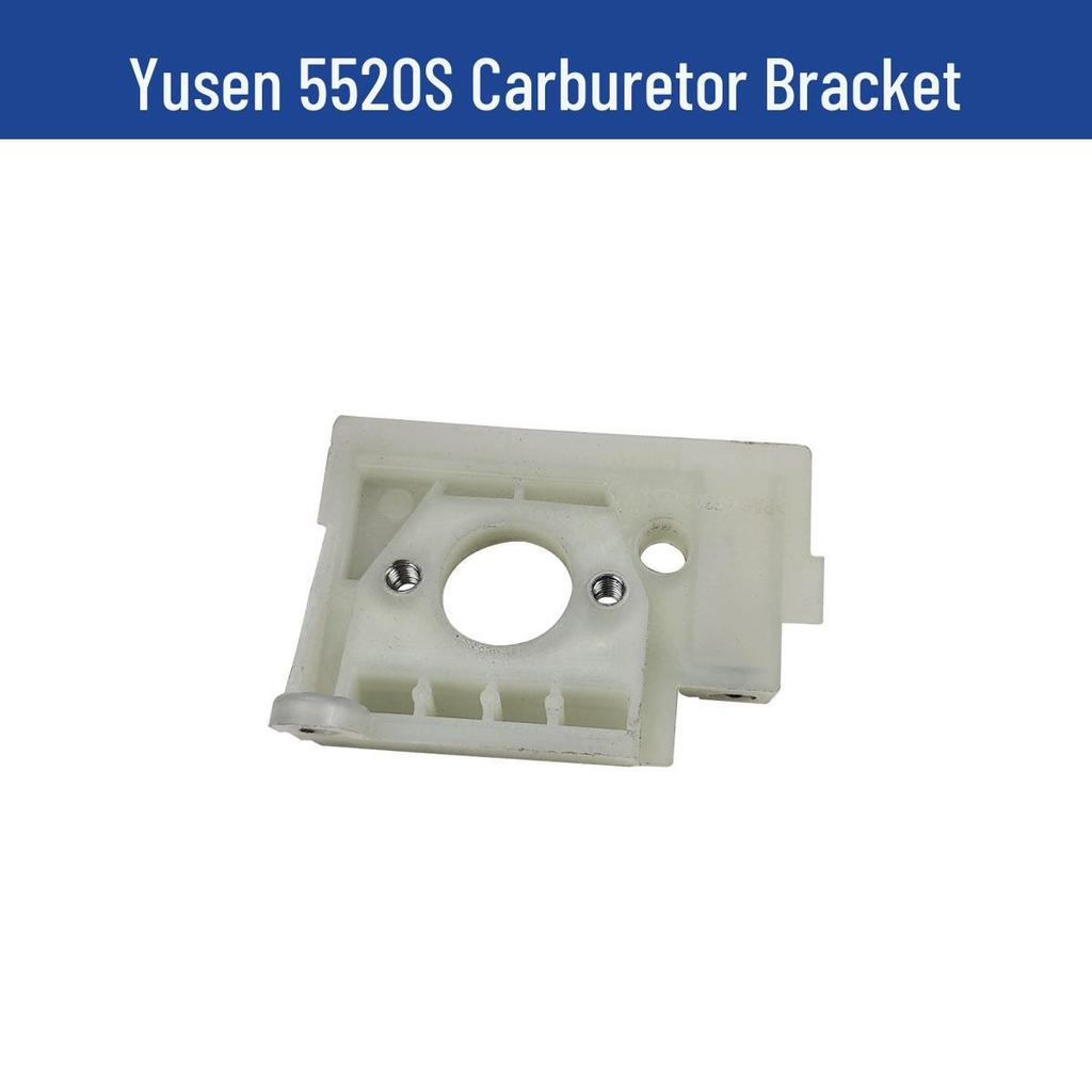 Yusen Chainsaw 5520 Parts: Cylinder, Carburetor, Clutch, Drive Disc, Pull Starter, Ignition Coil, Air Filter.