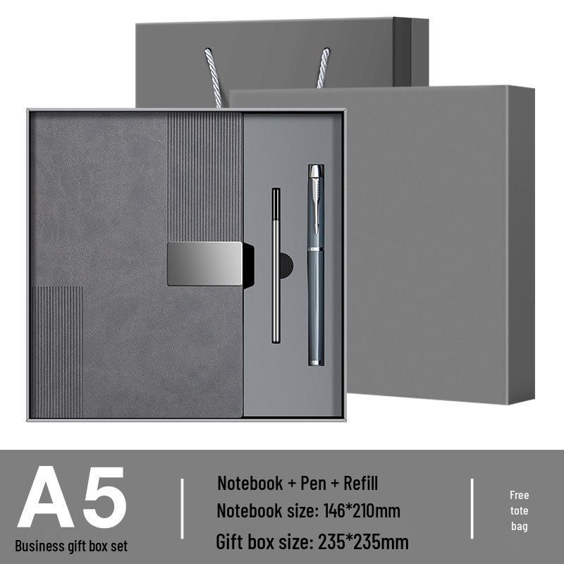 Customizable Cross-Border Gift Set: Notebook & Thermos for Office Meetings & Daily Use