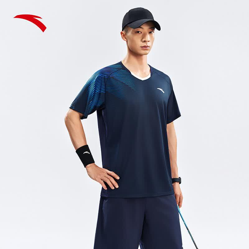 Anta Men s Quick-Dry Running Training Suit S