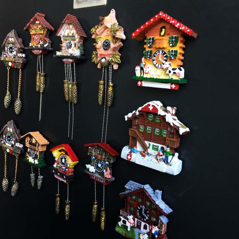 Germany Austria Switzerland Travel Souvenir Crafts Gift Fridge Magnet Collection Home Kitchen Decoration