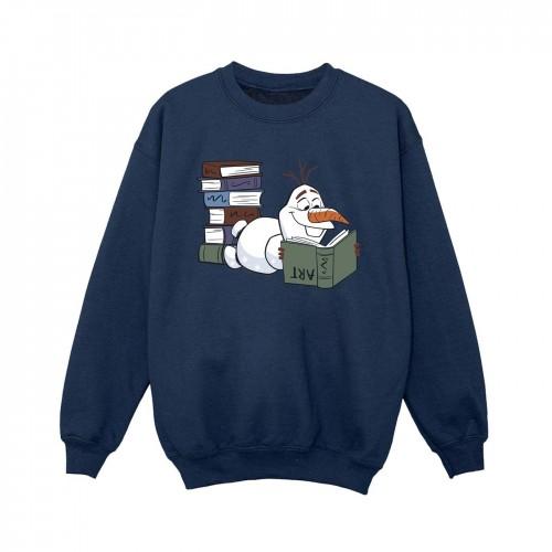 Frozen II Boys Olaf Reading Sweatshirt