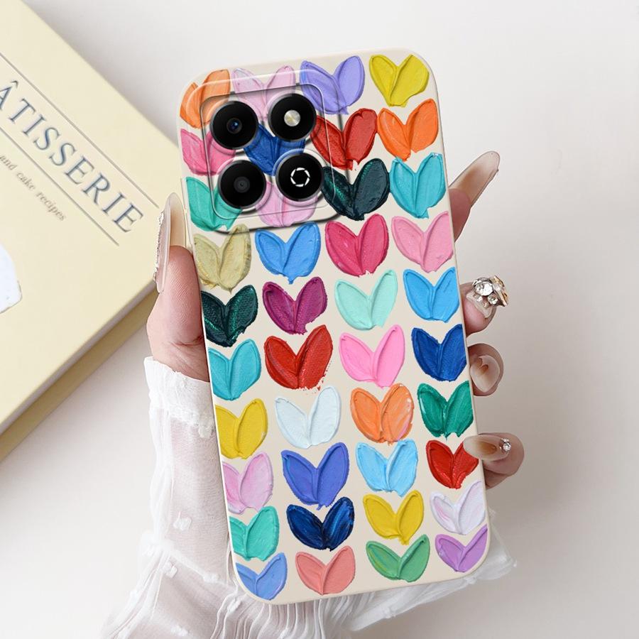 For Honor X6a Case WDY-LX1 Capa Cute Cartoon Soft Silicone Cover For HonorX6a X 6B X6 b Shell Matte Len Proective Phone Fundas
