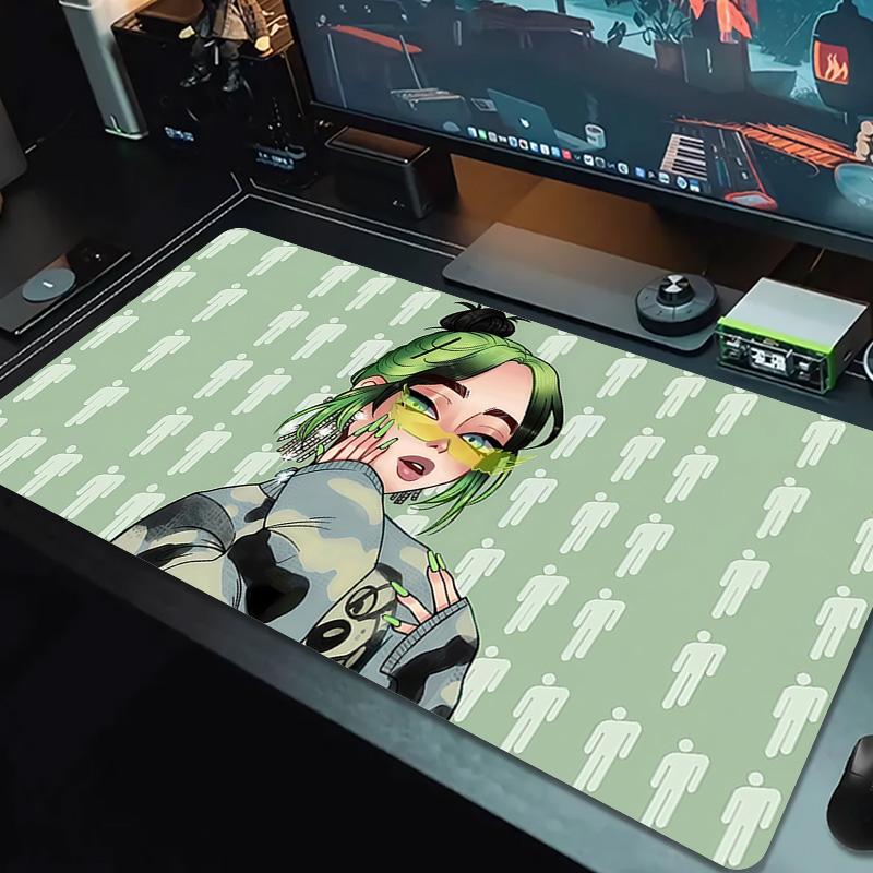 Angel Wings Halo Lace Solid Color Mouse Pad Large Gaming Table Cushion Non-slip Laptop Tablet Big Mousepad XXL Mat Mini PC Playmat With Lock edge