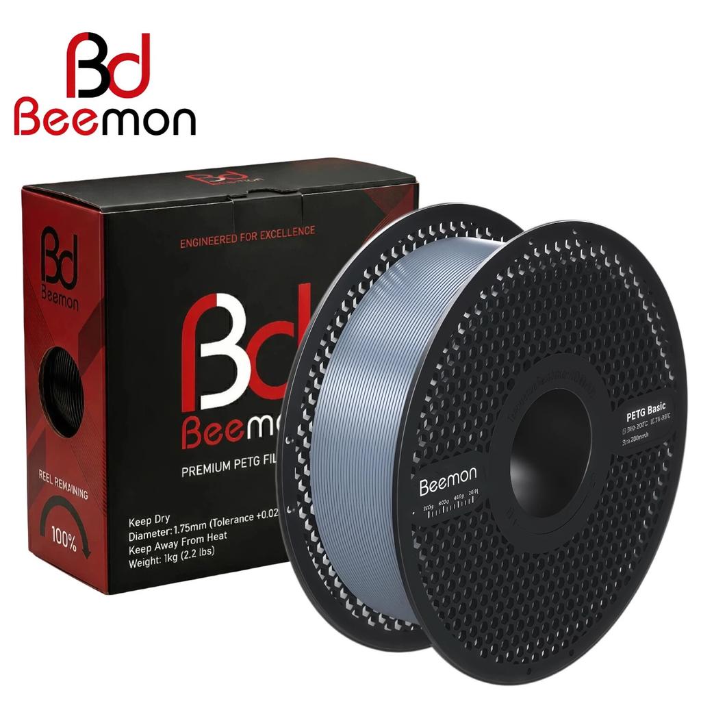 BEEMON Printer Filament 1.75mm, 1kg (2.2lbs), Easy to Print, No Warping, for Beginners & Experienced 3D Printing Enthusiasts