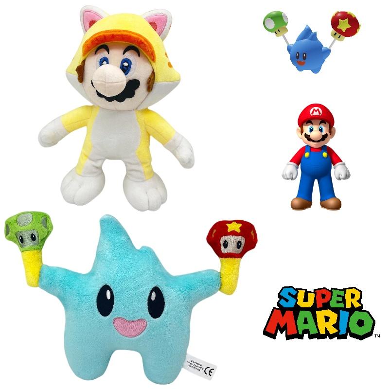 New Lumalee Plush Mario Stuffed Animal Toy Soft And Cuddly Short Plush Material