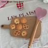 Utensils Making Cake Baking Tool Valentine's Day Pink Love Silicone Spatula Heart-Shaped Wooden Handle Baking Spatulas Kitchen