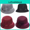 Linen Sun Hat For Women With Wide Brim Summer Fashion Casual Sun Protection