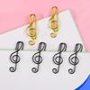 Metal Creative Music Note Shaped Creative File Clamp Paper Clips Bookmark Holder Paper Decorative Clip For Office School Home