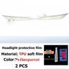 2Pcs Pre-Cut 2024-2025 For BYD Qin L DM-i Car Clear PPF TPU Sticker Transparent Black Headlight Protective Film Accessories