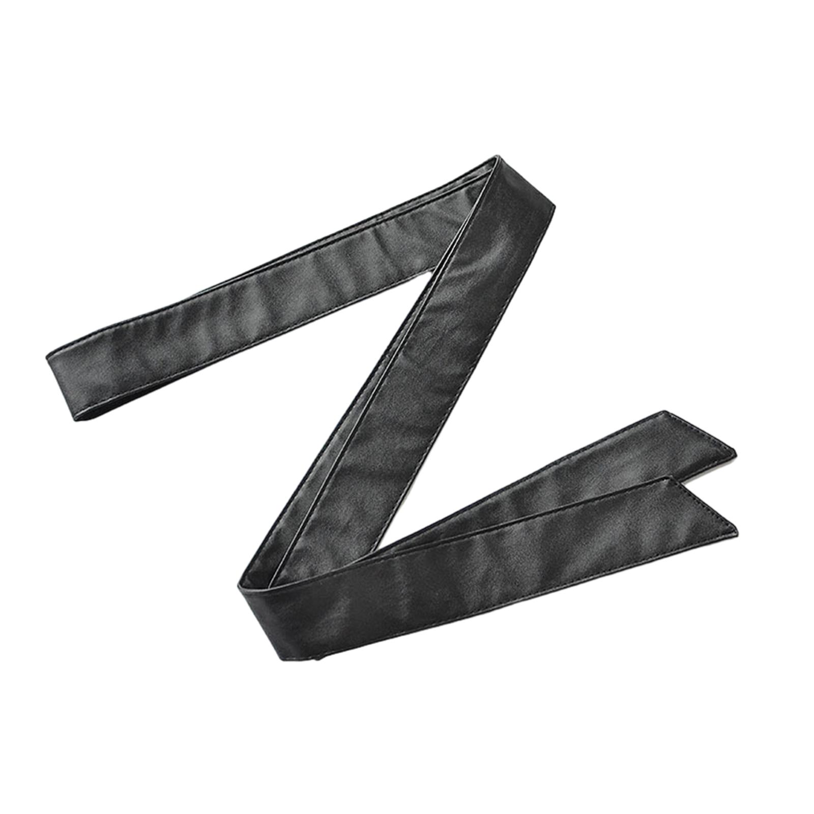 

Женский хлопковый пуховик с ленточным поясом, пояс для пуховика, пуховой куртки, ПУ, талия, туники, пояс чёрный