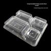 WS 1200ml 4-Compartment Disposable Meal Containers