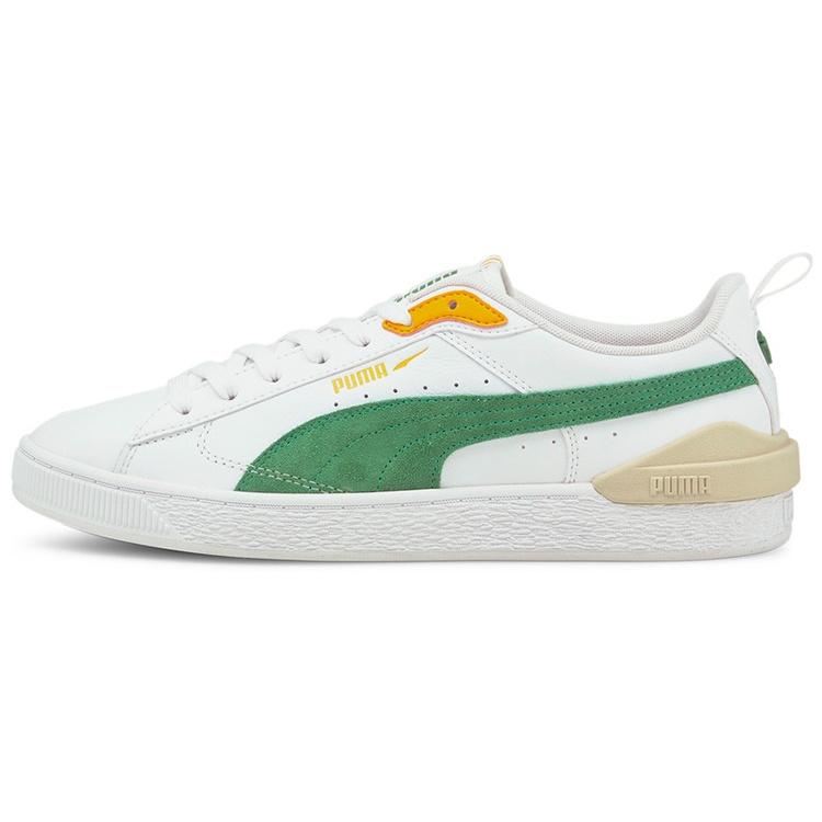 PUMA Suede Bloc White Amazon Green Men s 380705-02 EU 42
