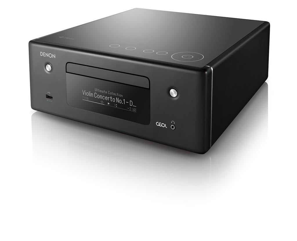 Denon Network CD Receiver Resolution Compatible Black RCD-N10 HEOS/High RCD-N10-K