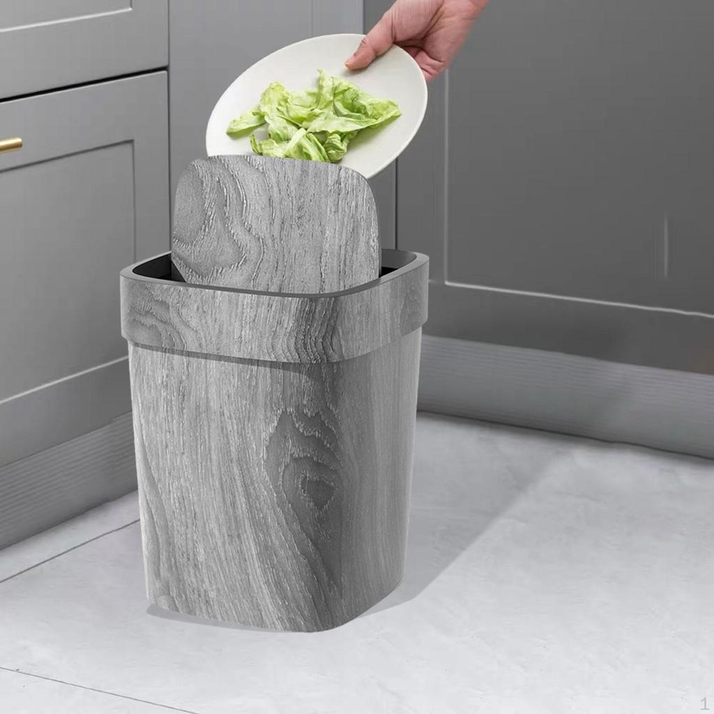 Portable Waste Container for Bathroom Living Room Near Desk Kitchen