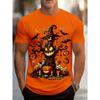 Gorąca Wyprzedaż Goth Halloween Męski T-shirt z Nadrukiem 3D Horror Joker Czaszka Okrągły Dekolt Krótki Rękaw Unisex Koszulka Top Męski Tee