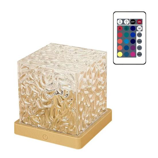 

Проекционный светильник «Океанская волна» 16 цветов, окружающий ночник с эффектом водной ряби для спальни, детской комнаты, медитации, йоги, домашнего декора 1pc USB Plug