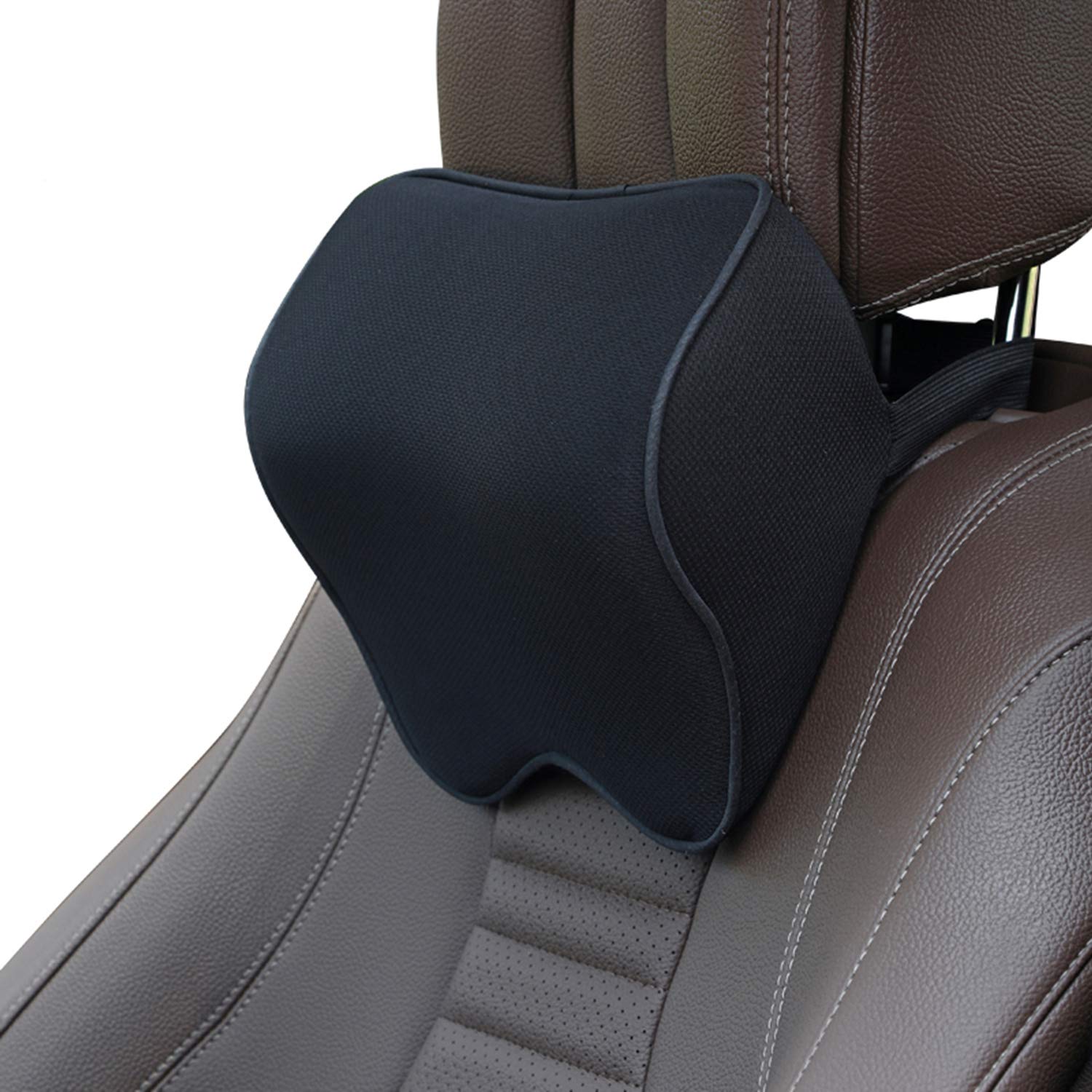 

Car Seat Neck Pillow, Headrest Cushion Relieve Neck Pain for & Muscle Tension,100% Memory Foam Neck Support Head Pillow for Ergonomic Design 1 чёрный