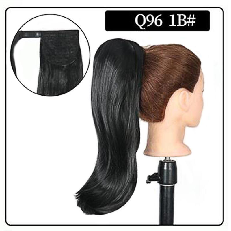 

MERISIHAIR женский натуральный хвостик 18 дюймов синтетический эластичный зажим для парика с запахом разноцветный хвостик из синтетического волокна шиньон ежедневного использования