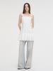 Etmont Slip Pleats Mini Dress White